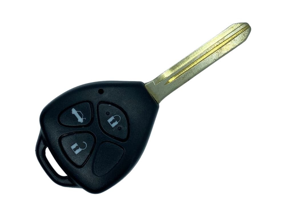 Корпус ключа Toyota Avensis та інші, 3 кнопки, лезо TOY47, без лого