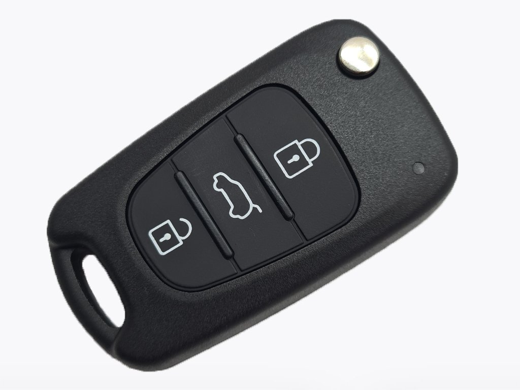Корпус викидного ключа Hyundai/Kia, 3 кнопки, лезо TOY48
