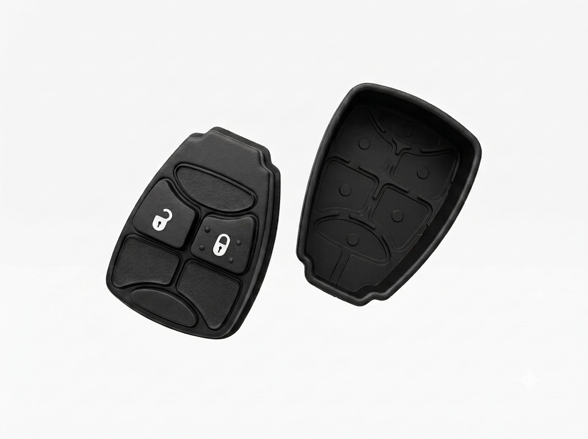 Chrysler/Doodge/Jeep кнопки (гумові) для ключа, 2 кнопки, тип 2