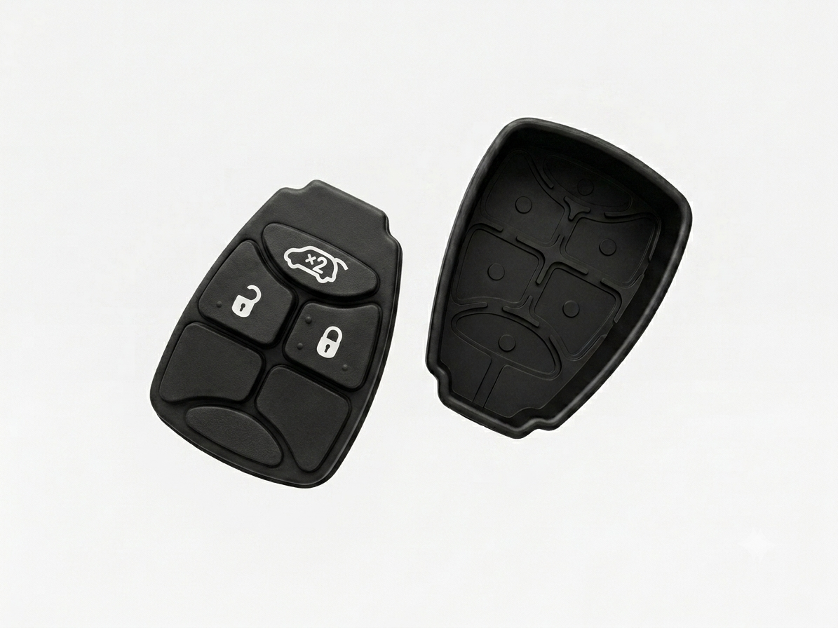 Chrysler/Doodge/Jeep кнопки (гумові) для ключа, 3 кнопки, тип 2