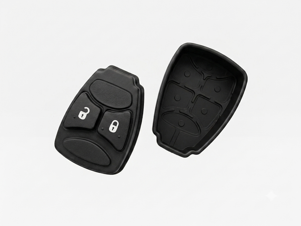 Chrysler/Doodge/Jeep кнопки (гумові) для ключа, 2 кнопки, тип 1