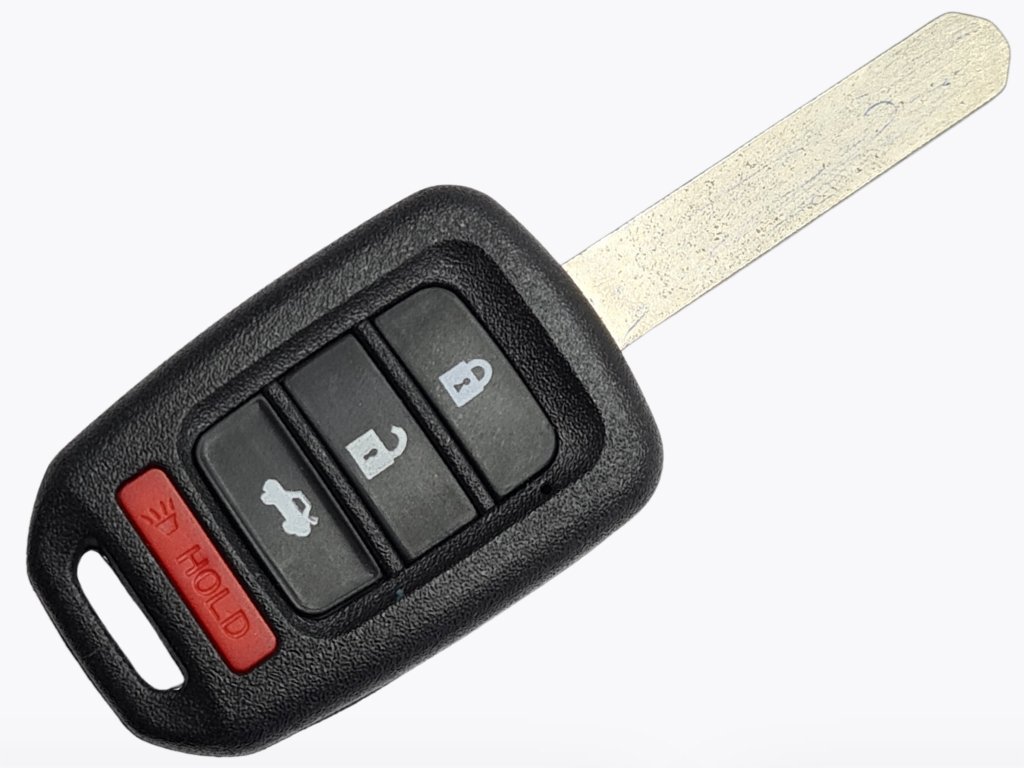 Корпус ключа Honda CR-V, HR-V та інші, 3+1 кнопки, лезо HON66, без лого