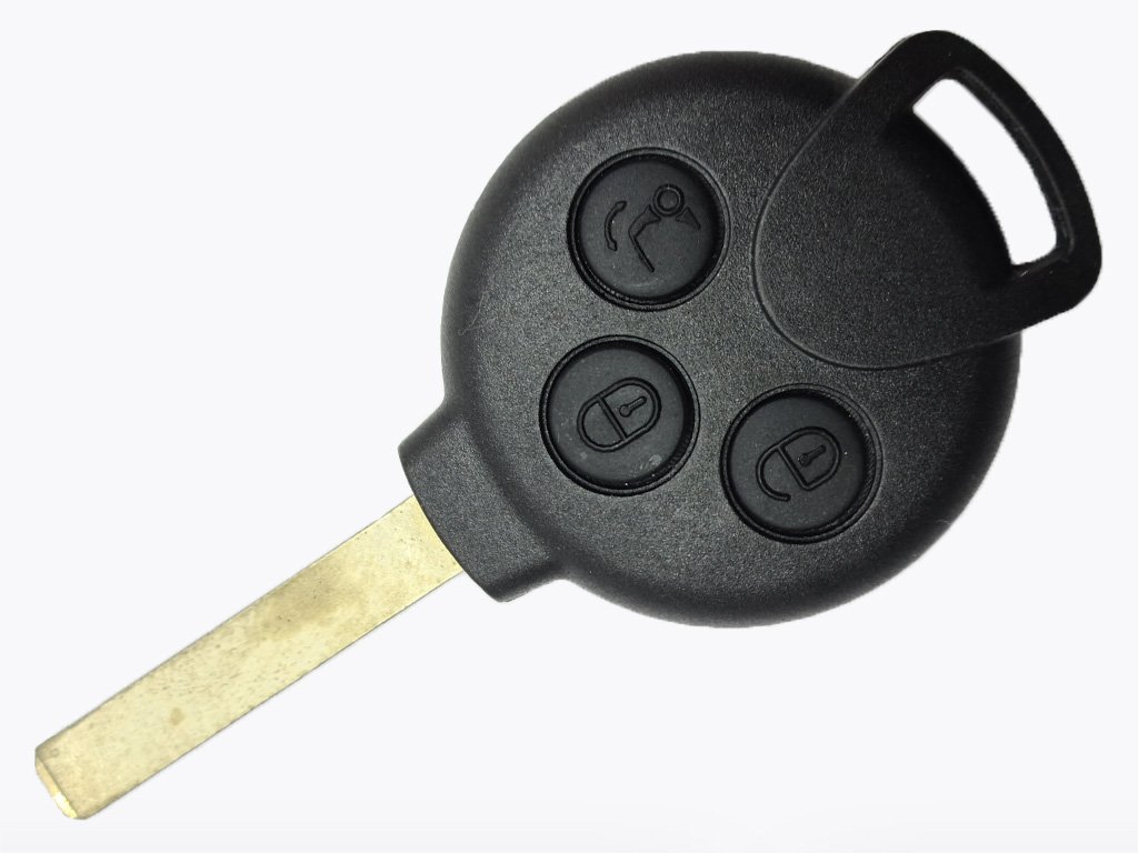 Корпус ключа Smart Fortwo, 3 кнопки, лезо VA2