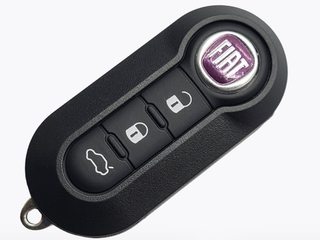 Корпус викидного ключа Fiat, 3 кнопки, лезо SIP22, тип 1, білі кнопки