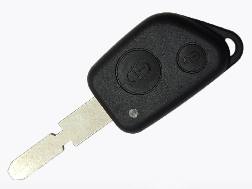Корпус ключа Peugeot 406, 2 кнопки, лезо NE78