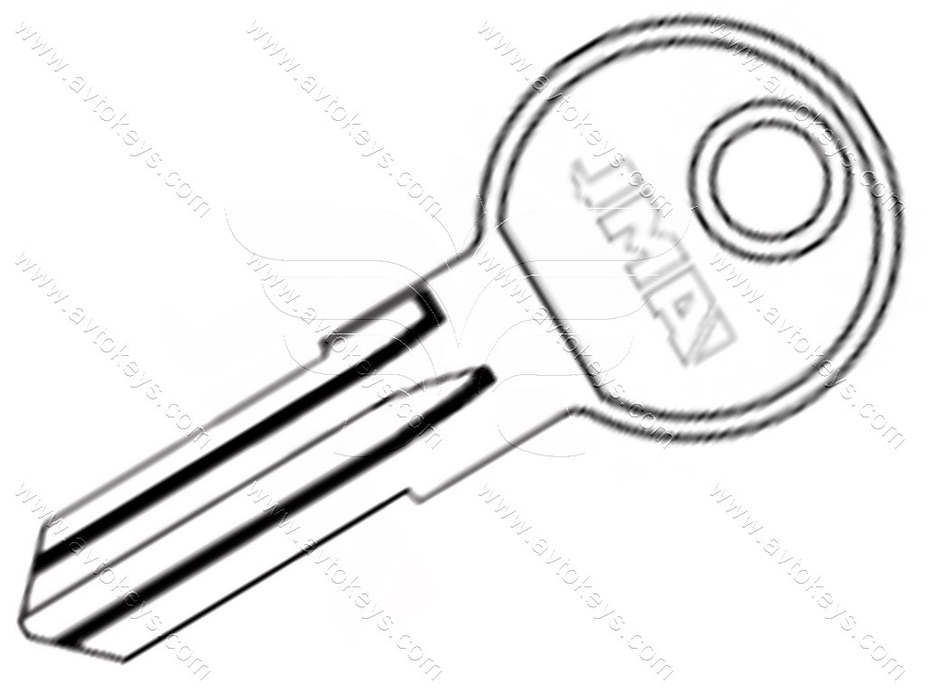 Заготовка ключа BL-5D JMA
