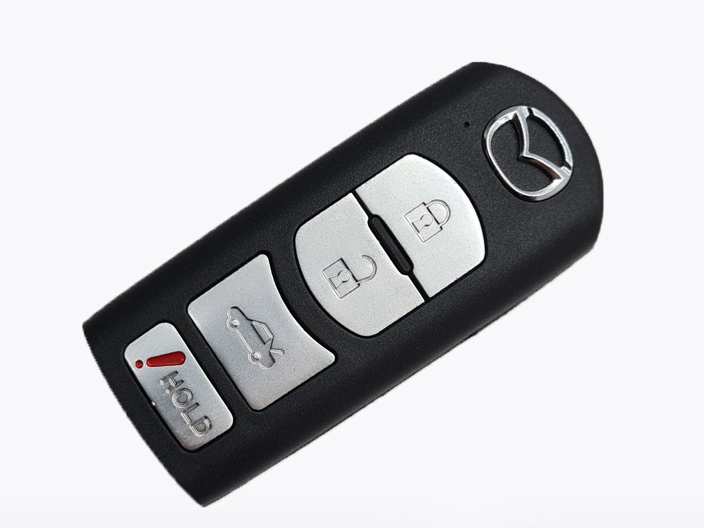 Корпус смарт ключа Mazda, 3+1 кнопки, тип 2