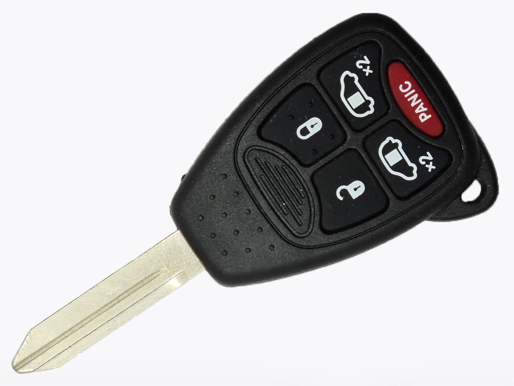 Корпус ключа Chrysler/Doodge/Jeep 4+1 кнопки тип 2, лезо СY22