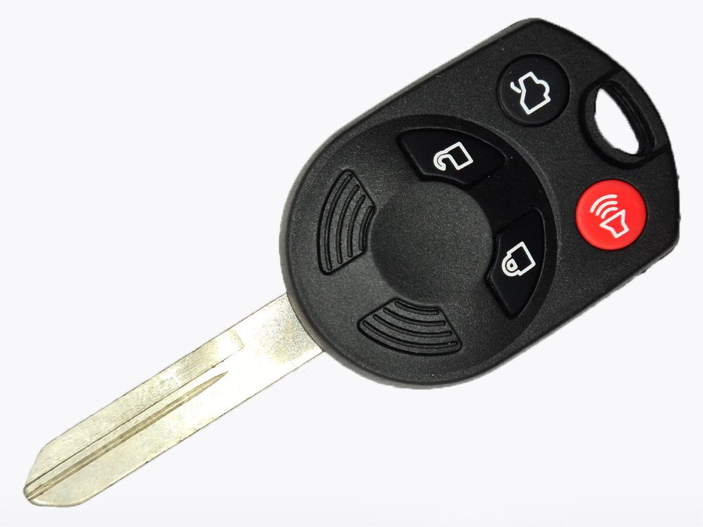 Корпус ключа Ford Focus, Mustang, Escape, Fusion, Edge та інші, 3+1 кнопки, лезо FO38R