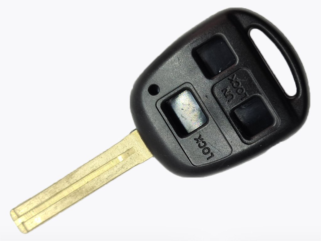 Корпус ключа Toyota Land Cruiser 100 та інші, 3 кнопки, лезо TOY48