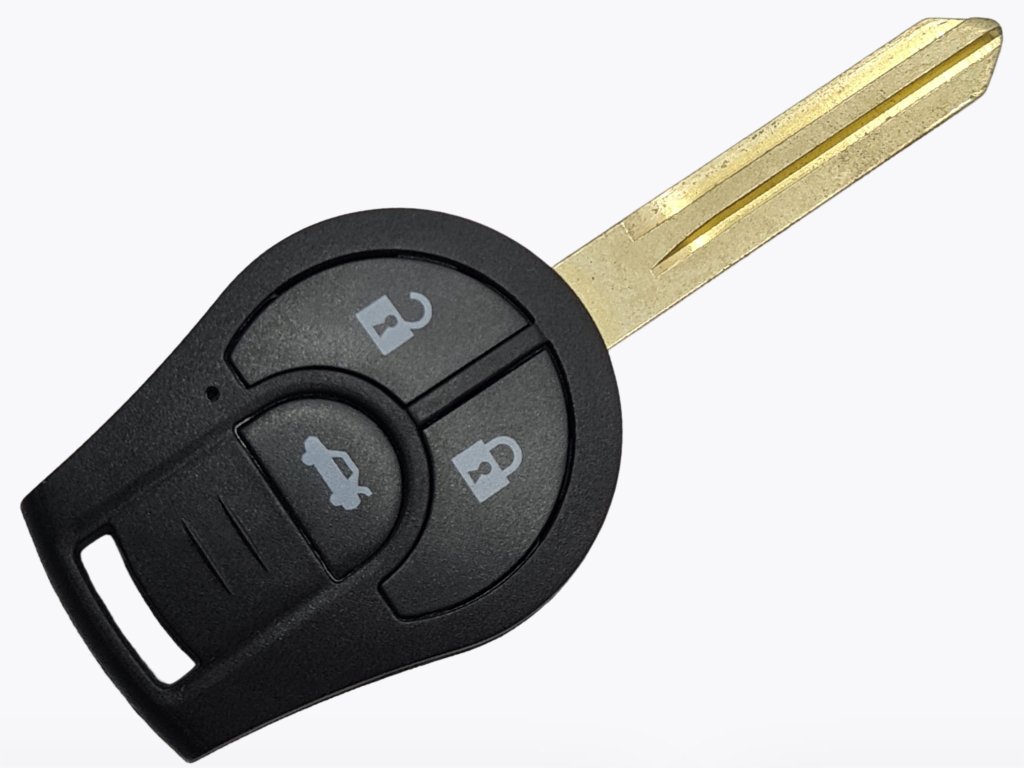 Корпус ключа Nissan Juke, Qashqai та інші, 3 кнопки, лезо NSN14