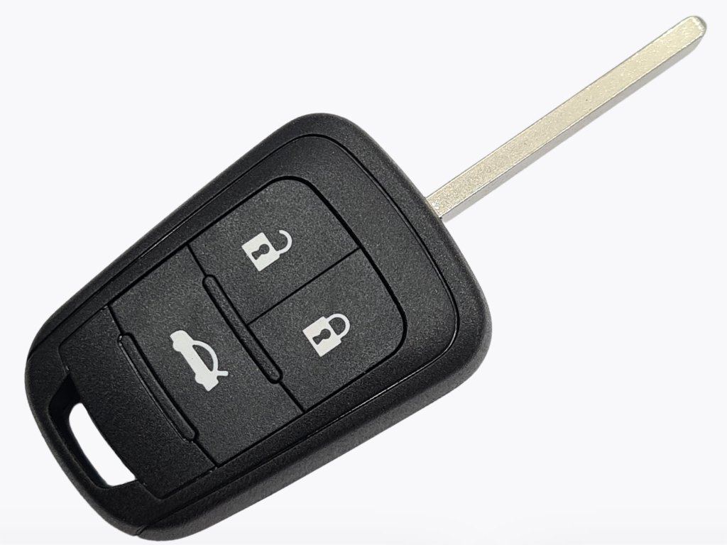 Корпус ключа Opel 3 кнопки, лезо HU100