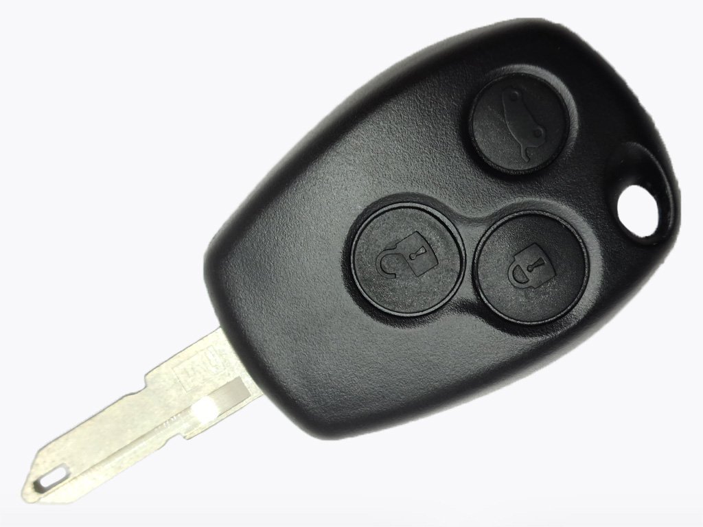 Корпус ключа Renault Master, Traffic та інші, 3 кнопки, лезо NE73, лого