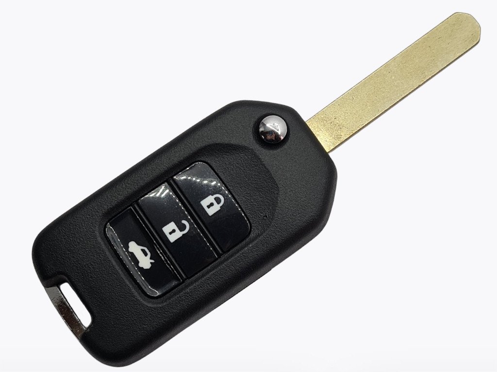 Корпус викидного ключа Honda Accord, Civic, CR-V та інші, 3 кнопки, лезо HON66, тип 2 - Зображення 5