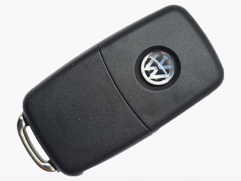 Корпус викидного ключа Volkswagen, Skoda, Seat, 2 кнопки, лезо HU66, з 2011 року - Зображення 4