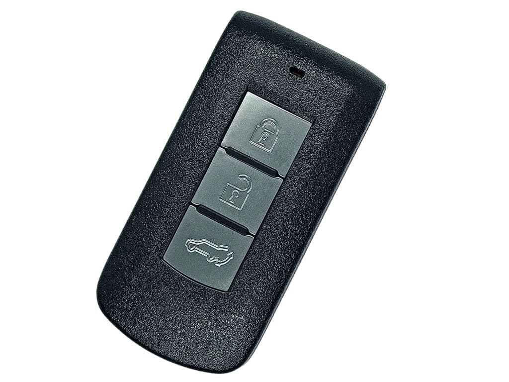 Корпус смарт ключа Mitsubishi, 3 кнопки, з логотипом