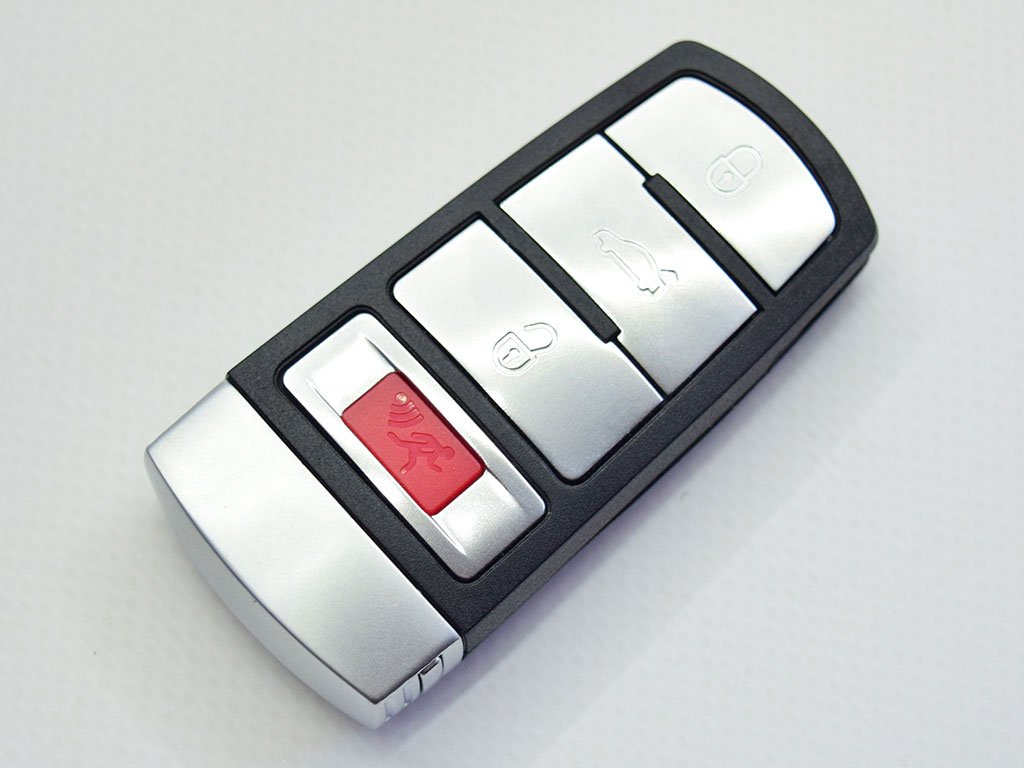 Корпус смарт ключа Volkswagen Passat, CC, 3+1 кнопки