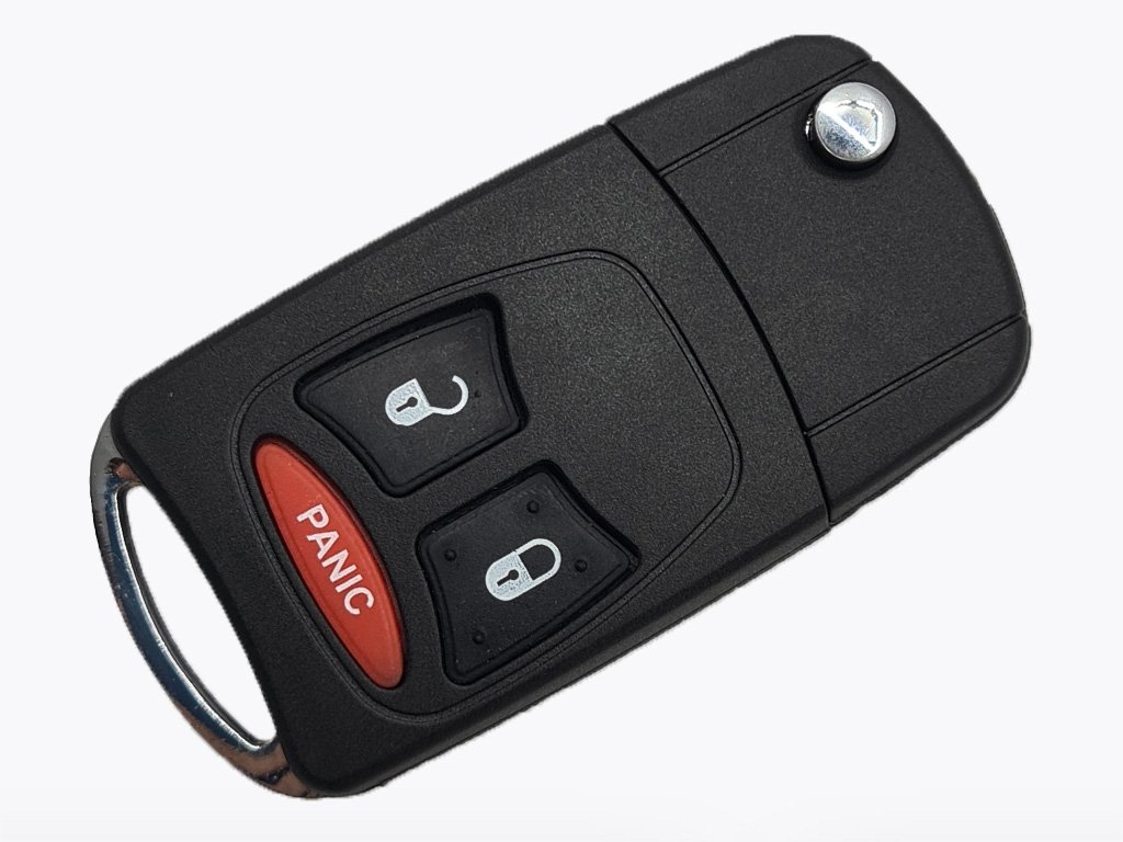 Корпус викидного ключа Chrysler/Doodge/Jeep, 2+1 кнопки, тип 1, лезо CY22, під переробку