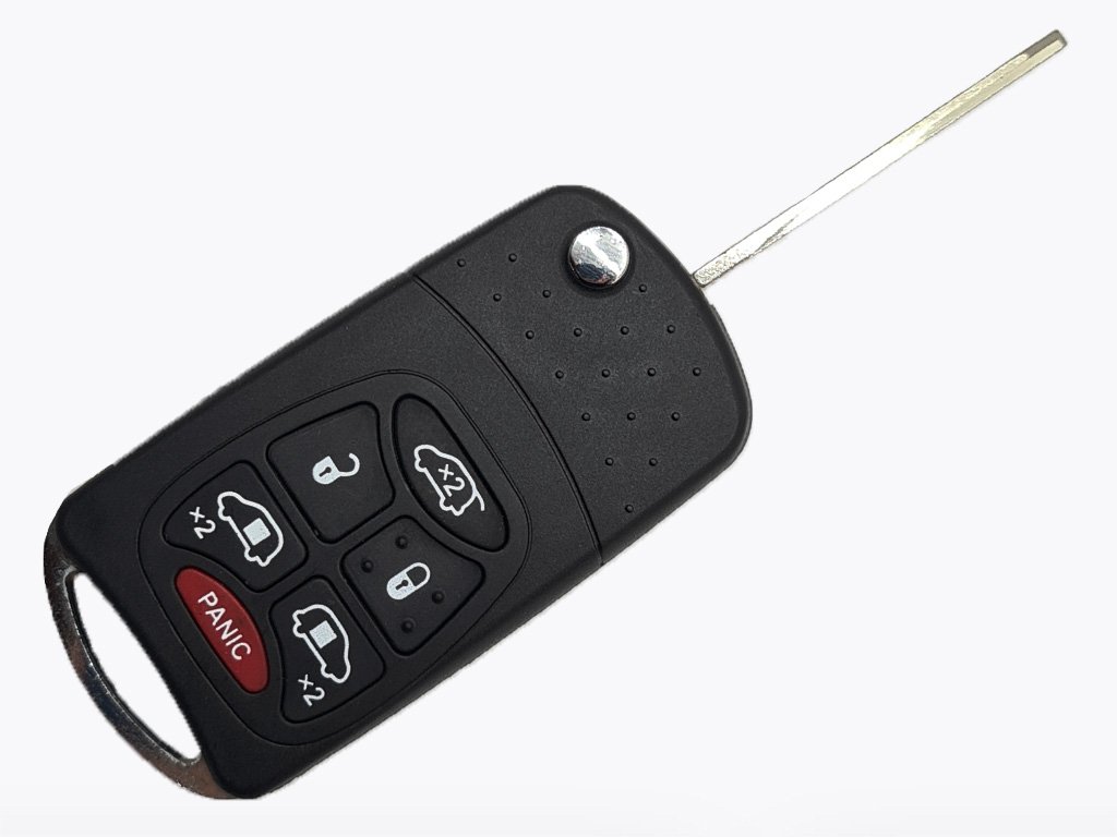 Корпус викидного ключа Chrysler/Doodge/Jeep, 5+1 кнопки, лезо СY22, під переробку - Зображення 5