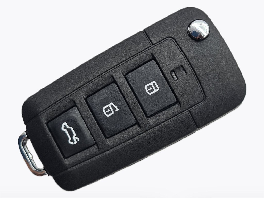 Корпус викидного ключа Hyundai/Kia, 3+1 кнопки, лезо HYN6, під переробку, без місця під батарейку, тип 2