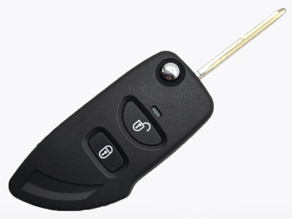 Корпус викидного ключа Hyundai/Kia, 2 кнопки, лезо HYN6, під переробку, без місця під батарейку, тип 4 — изображение 4