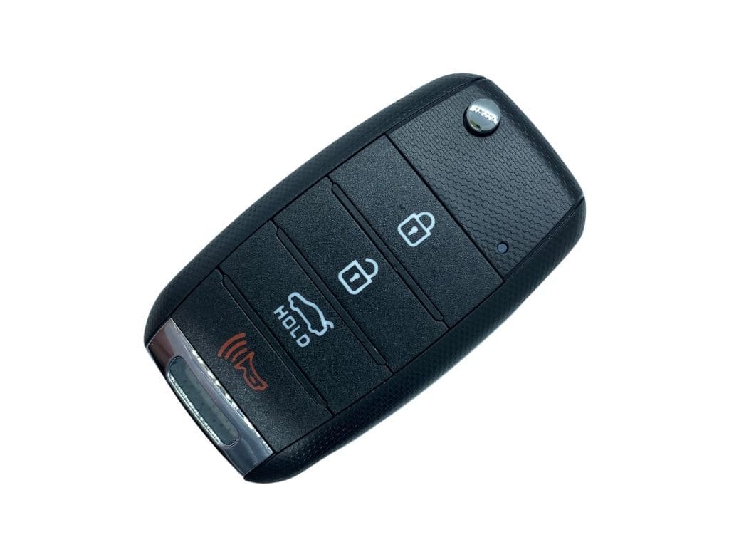 Корпус викидного ключа Kia, 3+1 кнопки, лезо HYN14R