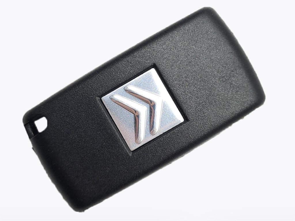 Корпус викидного ключа Citroen/ Peugeot, 3 кнопки, з місцем під батарейку, лезо VA2, тип 2 — изображение 3