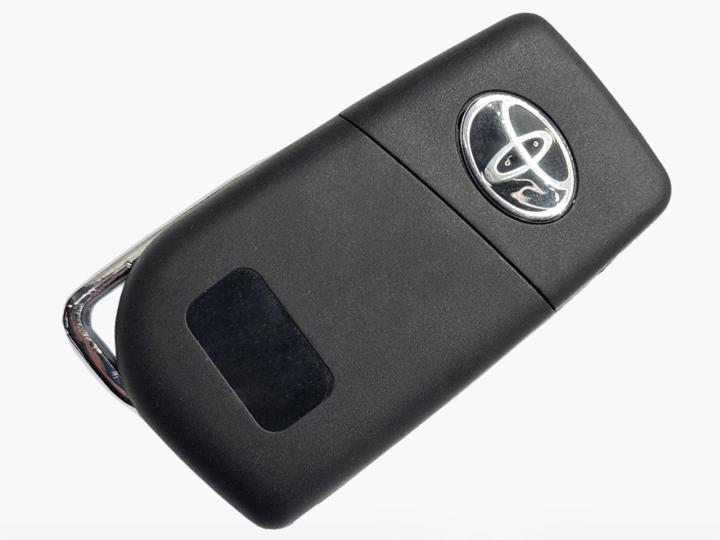 Корпус викидного ключа Toyota Avensis та інші, 3+1 кнопки, з місцем під батарейку 1620, лезо TOY43 — изображение 3
