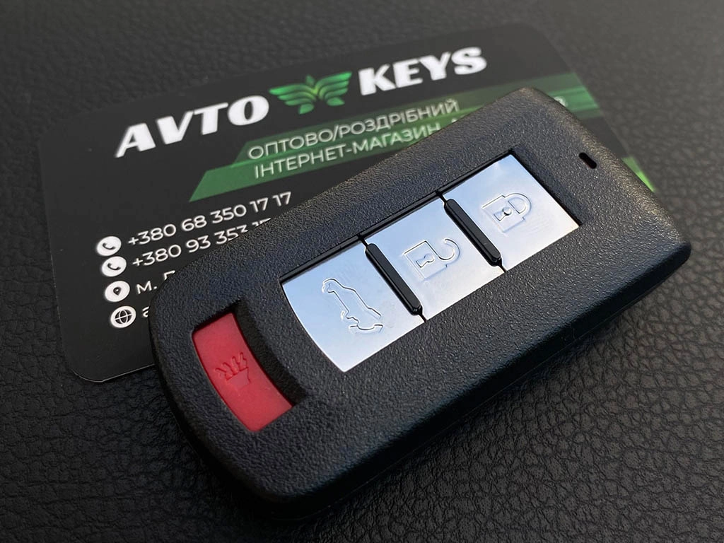 Корпус смарт ключа Mitsubishi Outlander, Lancer та інші, 3+1 кнопки