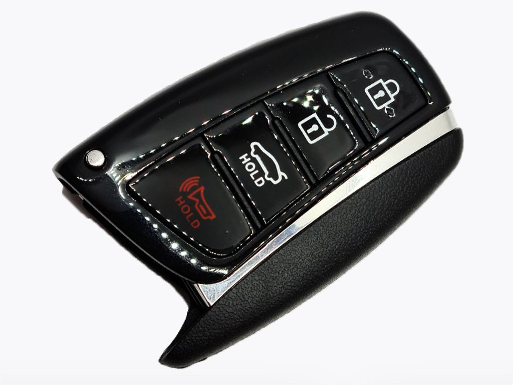Корпус смарт ключа Hyundai Santa Fe, Azera, 3+1 кнопки