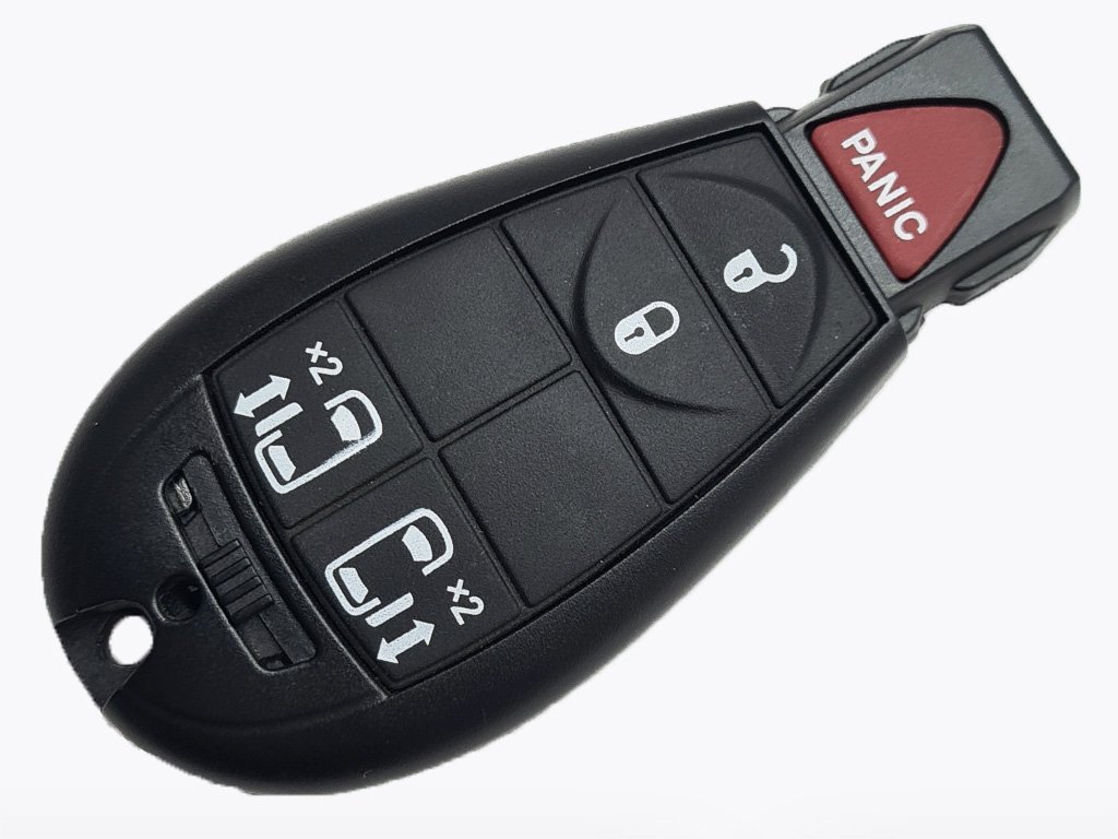 Корпус смарт ключа Chrysler, Dodge, Jeep, Volkswagen, 4+1 кнопки