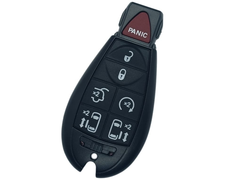 Корпус смарт ключа Chrysler, Dodge, Jeep, 6+1 кнопки