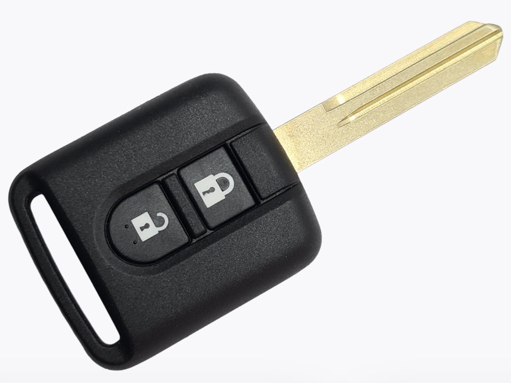 Корпус ключа Nissan, 2 кнопки, лезо NSN14, з логотипом
