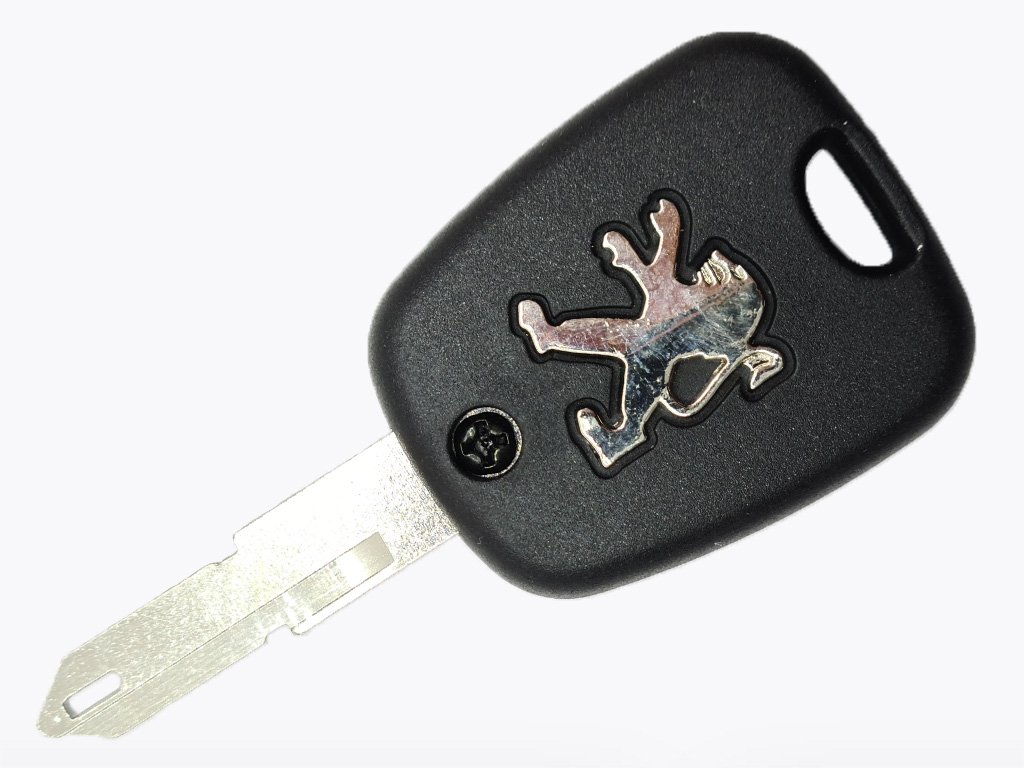 Корпус ключа Peugeot 106, 206, 2 кнопки, лезо NE73 - Зображення 2