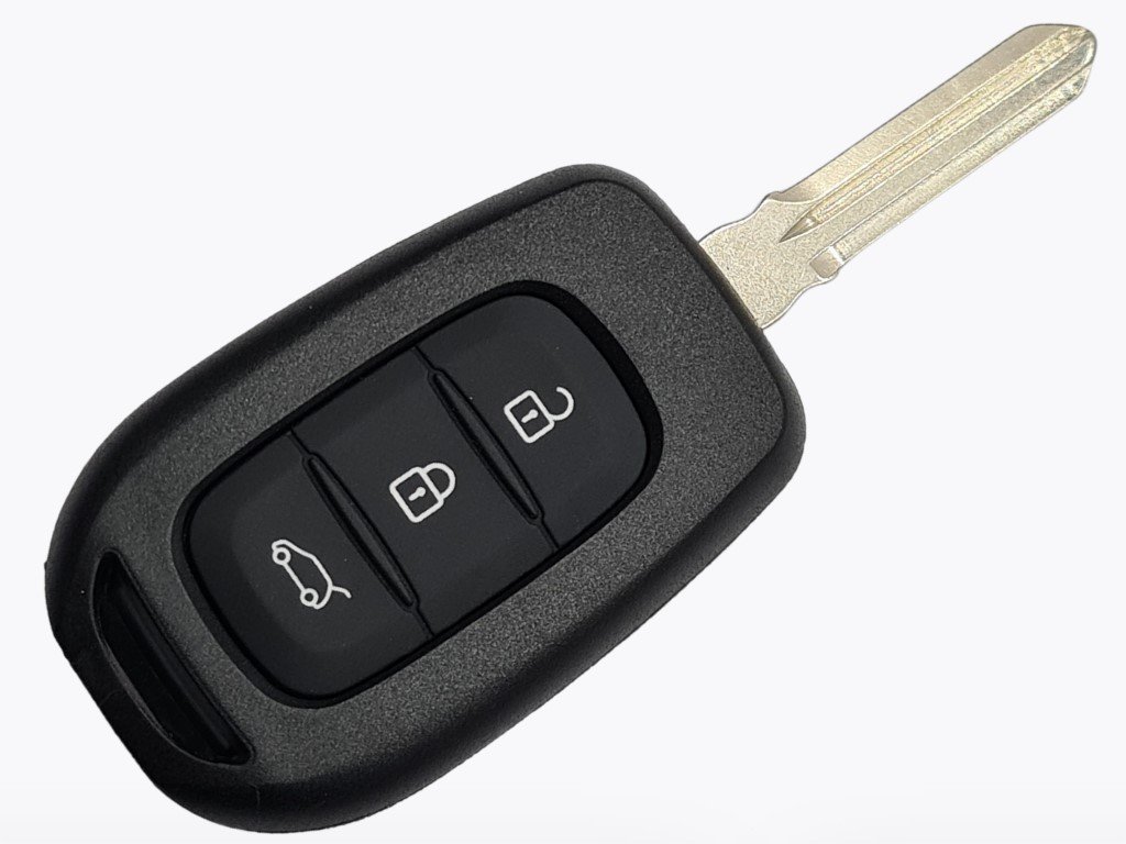 Корпус ключа Renault Duster, 3 кнопки, лезо HU136