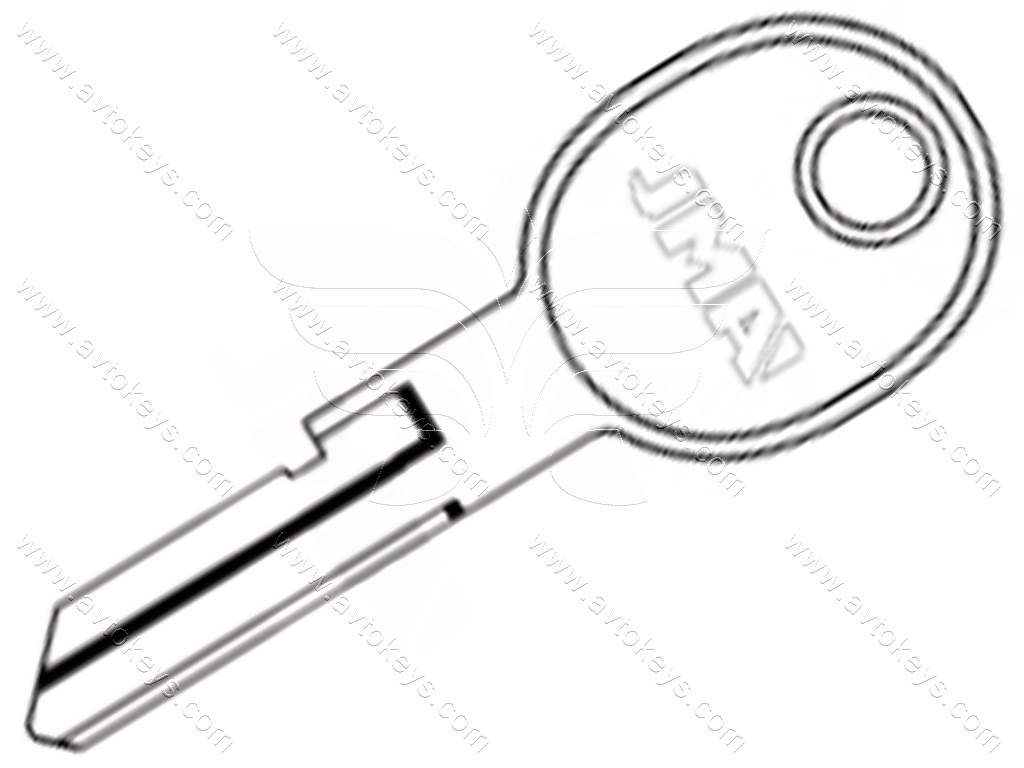 Заготовка ключа GM-D JMA