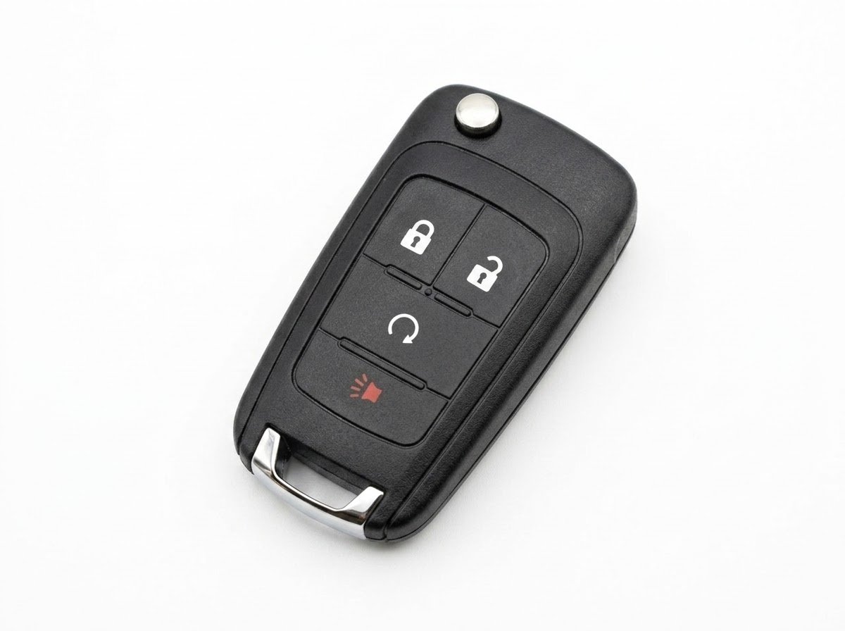 Корпус викидного ключа Chevrolet Cruze, Impala, SS, 3+1 кнопки, лезо HU100, тип 2