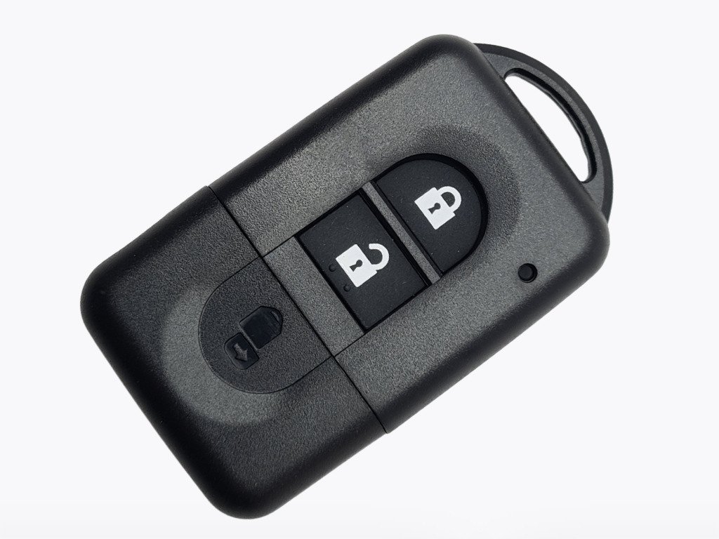 Корпус смарт ключа Nissan Qashqai, X-Trail, Micra, Note, Tiida та інші, 2 кнопки, лезо NSN14, без лого