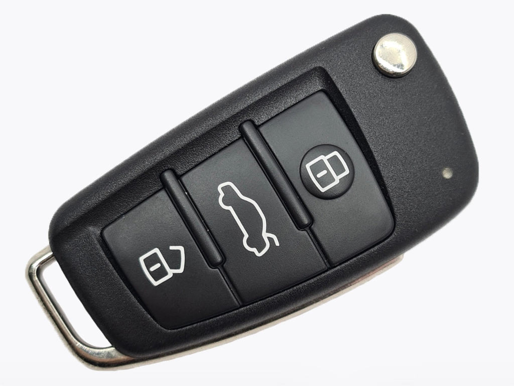 Викидний ключ Audi A3, S3, RS3, 434 Mhz, 8V0 837 220, ID49/ Megamos AES/ MQB, 3 кнопки, HU66, OEM