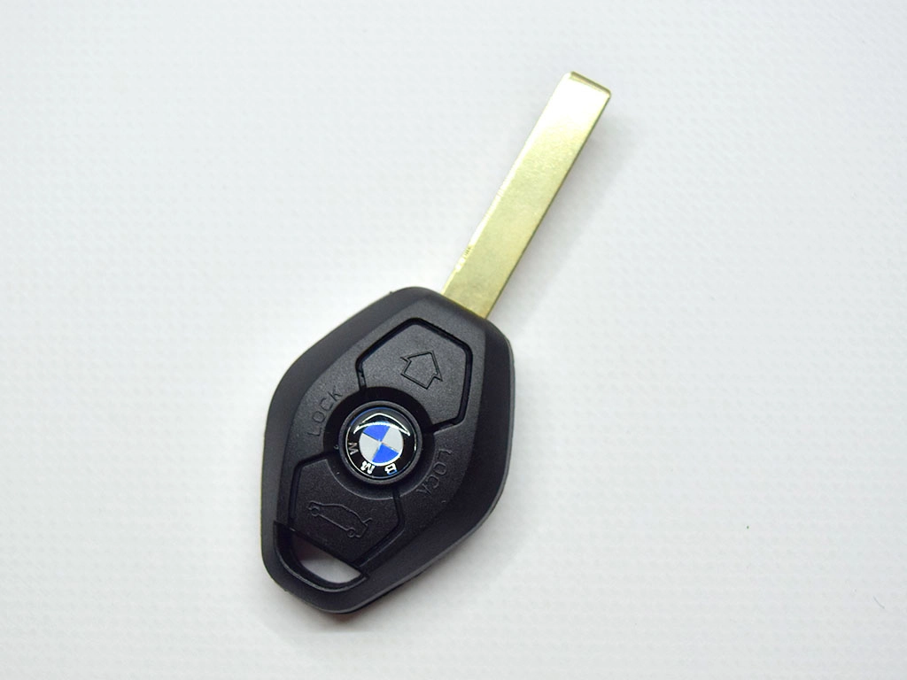 Ключ Bmw 5-series, 6-series, 7-series, 315 Mhz, 5KW4 7993, PCF7942/ Hitag 2/ ID46, CAS2 System, 3 кнопки, лезо HU92