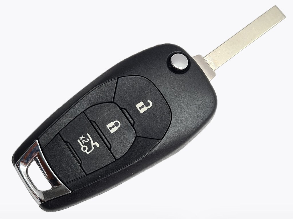 Викидний ключ Chevrolet Cruze XL8, 433 Mhz, PCF7941E/ Hitag 2/ ID46, 3 кнопки, лезо HU100 — изображение 3