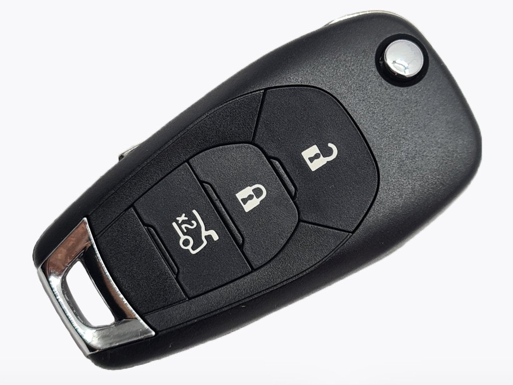 Викидний ключ Chevrolet Cruze XL8, 433 Mhz, PCF7941E/ Hitag 2/ ID46, 3 кнопки, лезо HU100