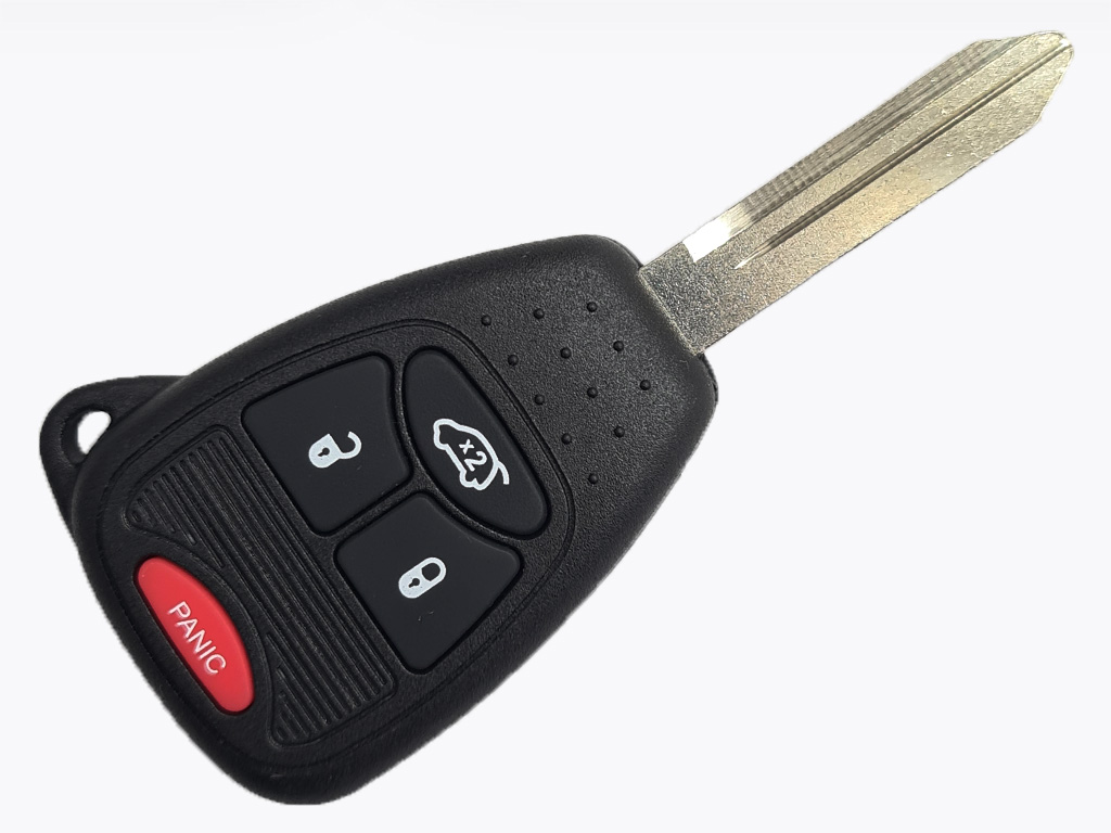 Ключ Chrysler, Jeep, Dodge, 315 Mhz, OHT692427AA, PCF7941A/ Hitag 2/ ID46, 3+1 кнопки, лезо CY22