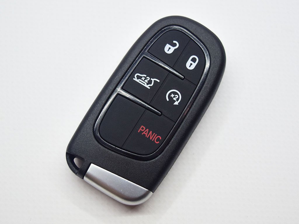 Смарт ключ Jeep Cherokee, 433Mhz, GQ4-54T, PCF7953M/ Hitag Aes/ ID4A, 4+1 кнопки