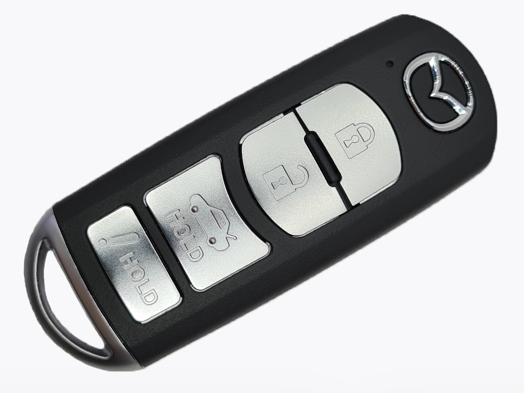 Смарт ключ Mazda 3, 6, MX-5 Miata, 315 Mhz, WAZSKE13D01, PCF7953P/ Hitag Pro/ ID49, 3+1 кнопки, OEM