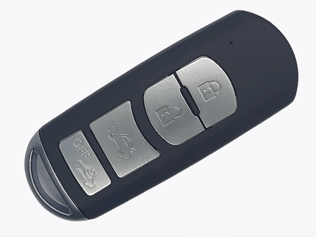 Смарт ключ Mazda 6 Saloon/Sedan Sport, 3 Sport, MX-5 Sport, 433 Mhz, PCF7953P/ Hitag Pro/ ID49, SKE13E-01, 4 кнопки