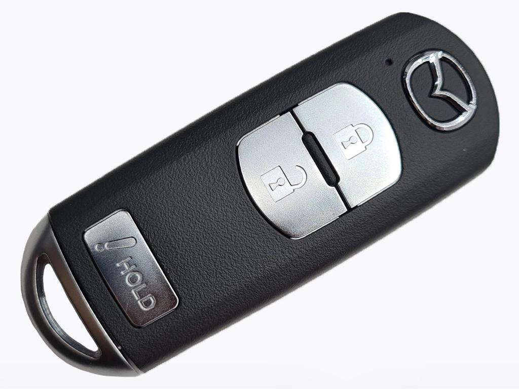 Смарт ключ Mazda CX-3, CX-5, 3 (хетчбек), Speed 3, 315 Mhz, WAZSKE13D01/ 02, PCF7953P/ Hitag Pro/ ID49, 2+1 кнопки, OEM