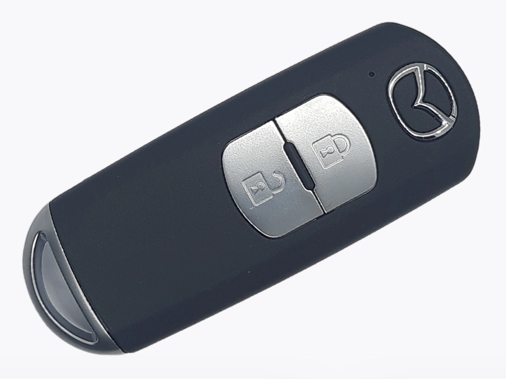 Смарт ключ Mazda CX-3, CX-5, Axela, Demio, 315 Mhz, WAZSKE13D01, PCF7953P/ Hitag Pro/ ID49, 2 кнопки