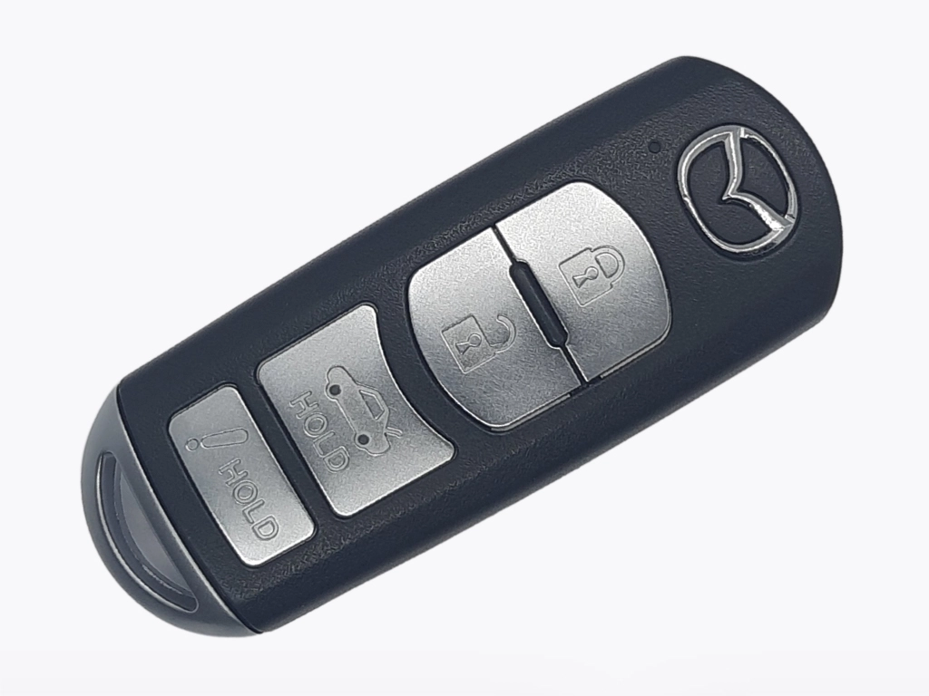 Смарт ключ Mazda CX-5, CX-9, 315 Mhz, WAZSKE13D01/ 02, PCF7953P/ Hitag Pro/ ID49, 3+1 кнопки, OEM