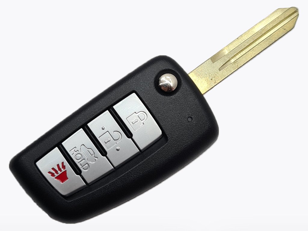 Викидний ключ Nissan Pathfinder, Sentra та інші, 315 Mhz, CWTWB1U751/ KBRASTU15, PCF7936A/ Hitag 2/ ID46, 3+1 кнопки, лезо NSN14 - Зображення 2